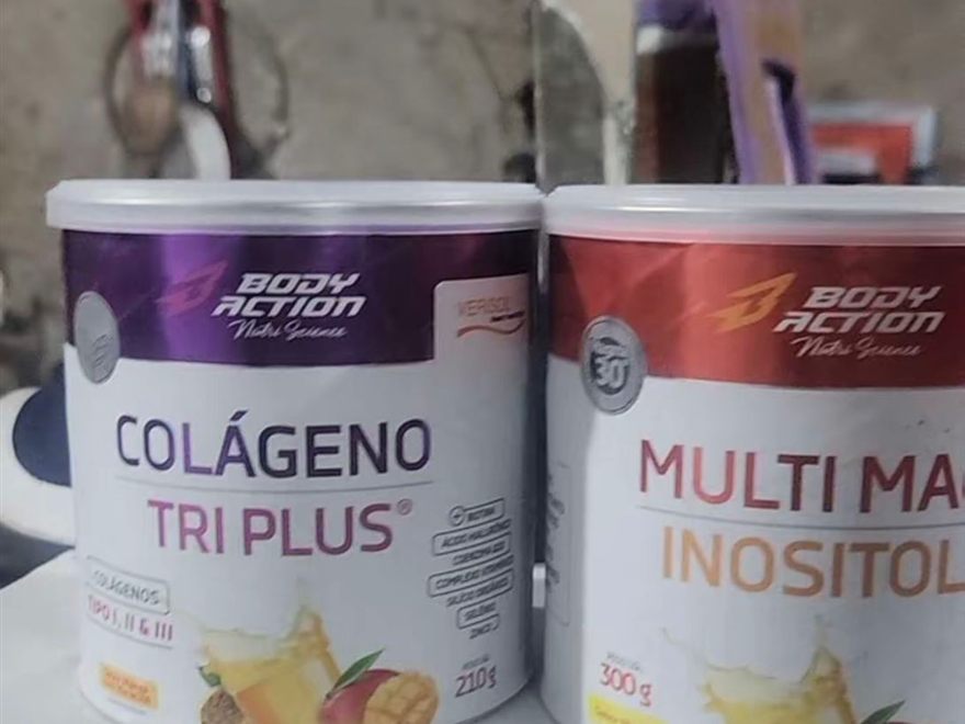 Cliente com o Multi Mag Inositol e o Colágeno Tri Plus